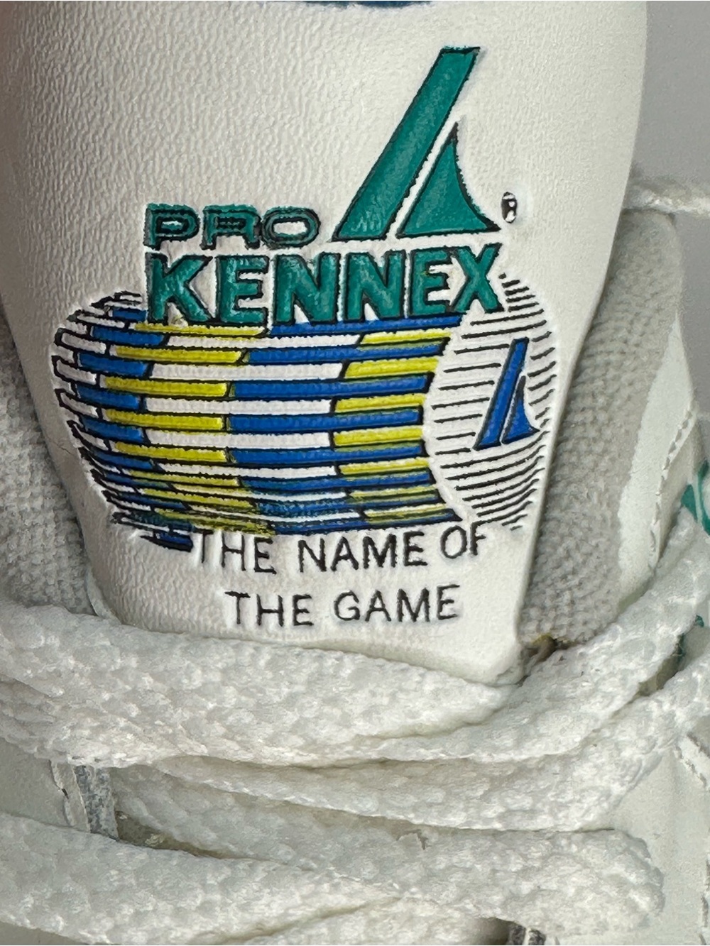 Vintage 90s Pro Kennex Prophecy Tennis Shoes Men’s 11 White Blue Teal KN-30008 - Picture 5 of 9